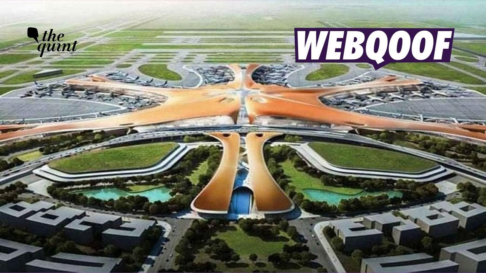 <div class="paragraphs"><p>The photo claims to be of the Noida international airport in Jewar.&nbsp;</p></div>