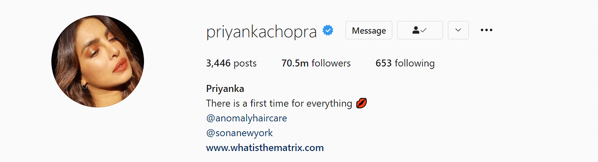Priyanka Chopra and Nick Jonas tied the knot in 2018.