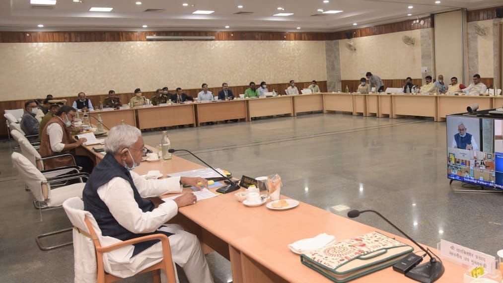 <div class="paragraphs"><p>After a spate of deaths due to spurious alcohol in the 'dry' state, Bihar Chief Minister Nitish Kumar on Tuesday, 16 November, held a high-level review meeting on the prohibition of liquor.</p></div>