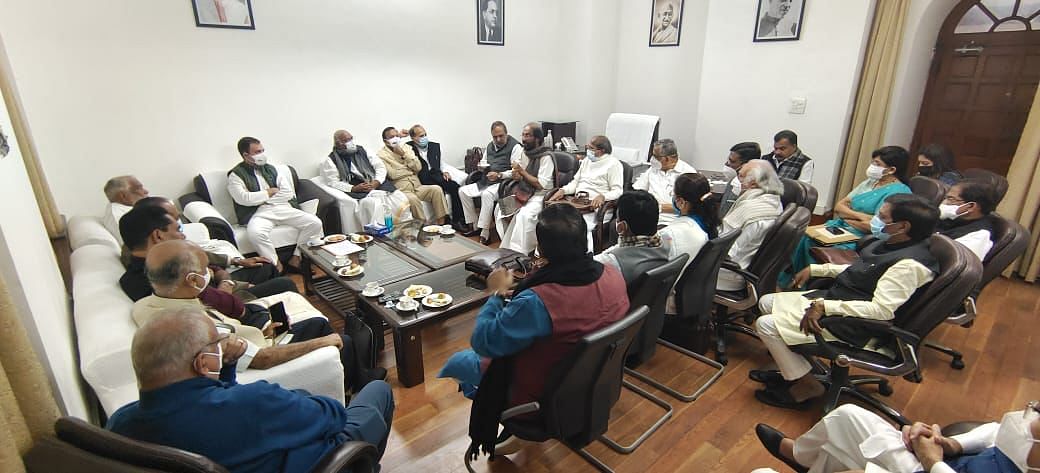 16 Opposition Parties Meet to Discuss Suspension of MPs, Rahul Gandhi  Present