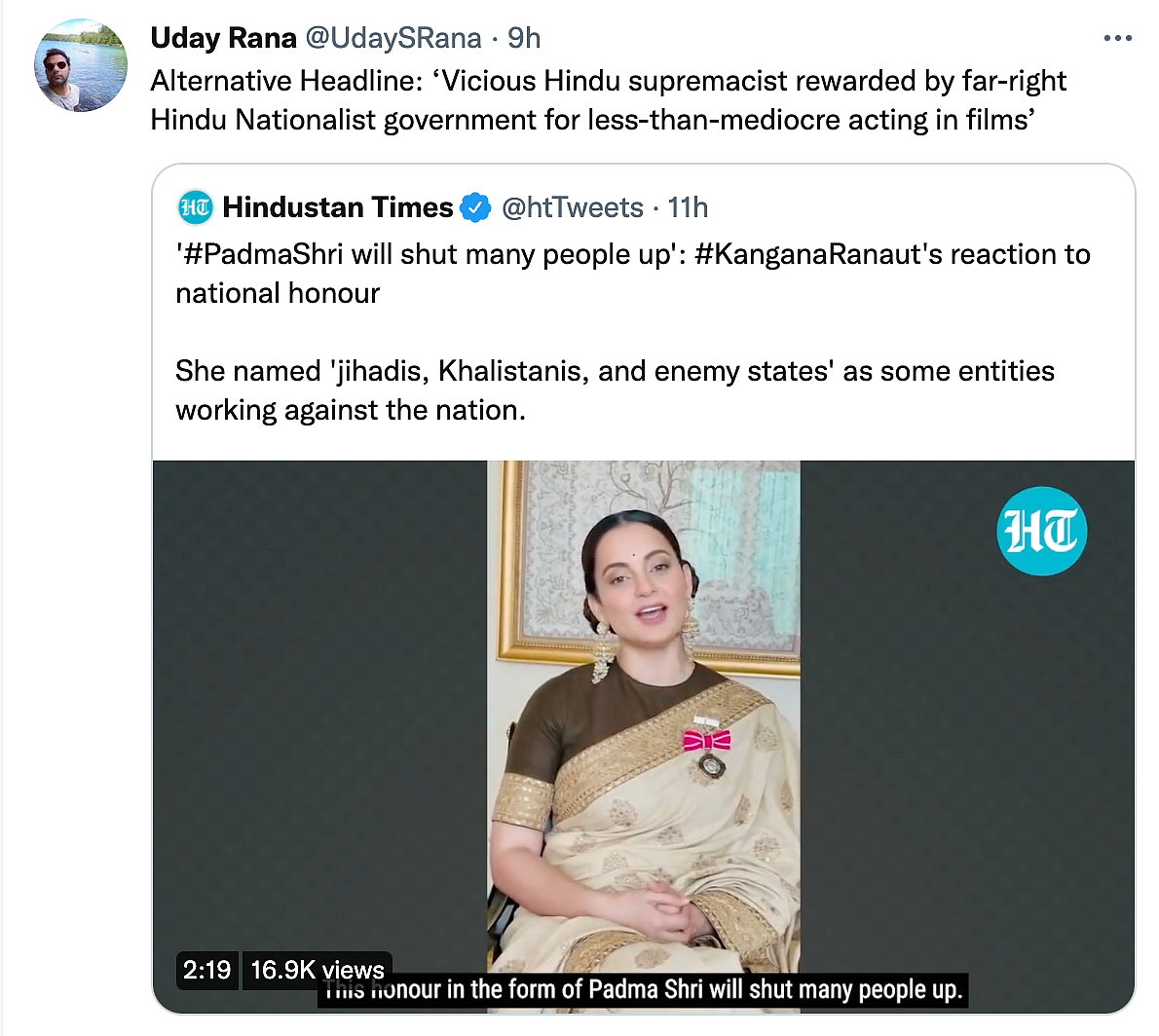 Fought Against ‘Khalistanis’ and ‘Jihadis’, Says Kangana, Twitter Reacts