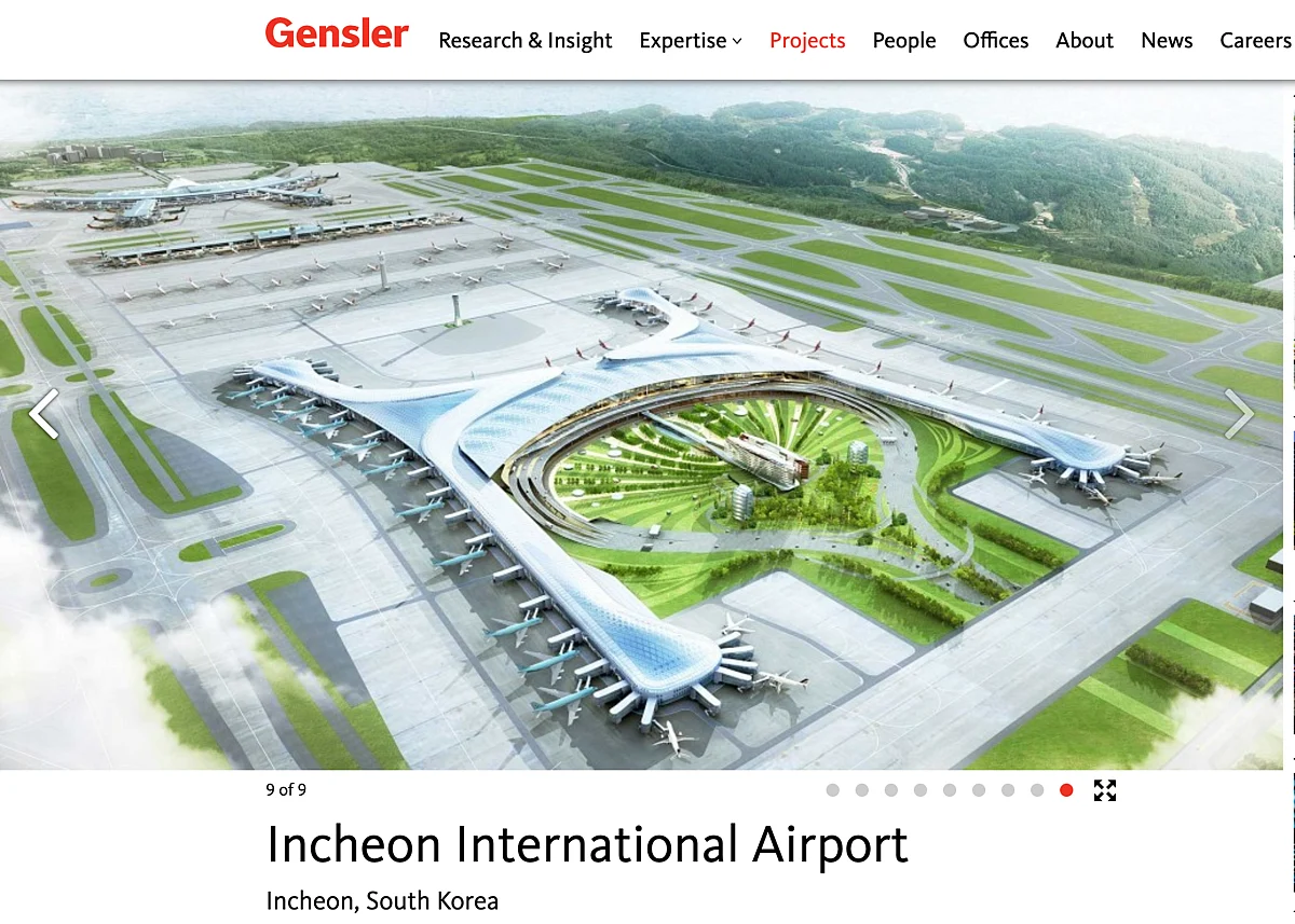 <div class="paragraphs"><p>Gensler carried the image mentioning that it shows the airport in South Korea.</p></div>