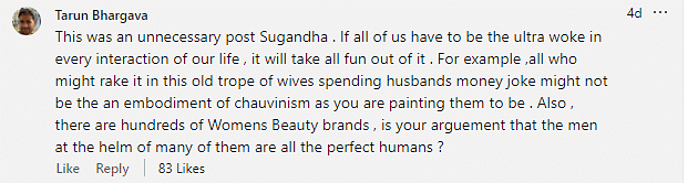 "Nykaa's IPO helped me recover all the money I had lost to my wife's spends on the website," said one Twitter user.