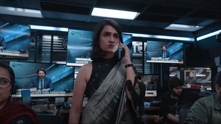 <div class="paragraphs"><p>Amruta Subhash in <em>Dhamaka.</em></p></div>