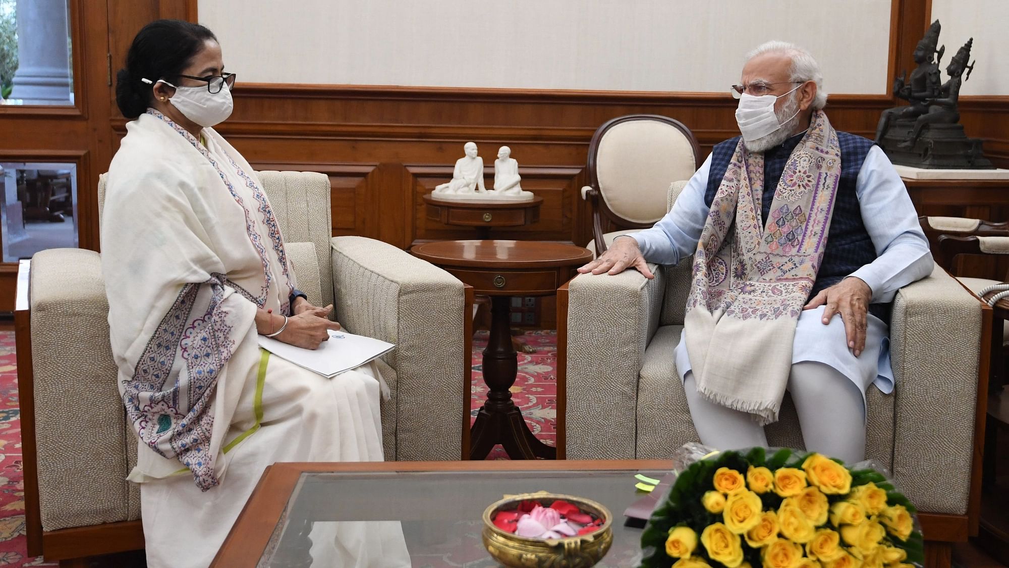 <div class="paragraphs"><p>West Bengal Chief Minister (CM) Mamata Banerjee met Prime Minister Narendra Modi in Delhi on Wednesday, 24 November.</p></div>