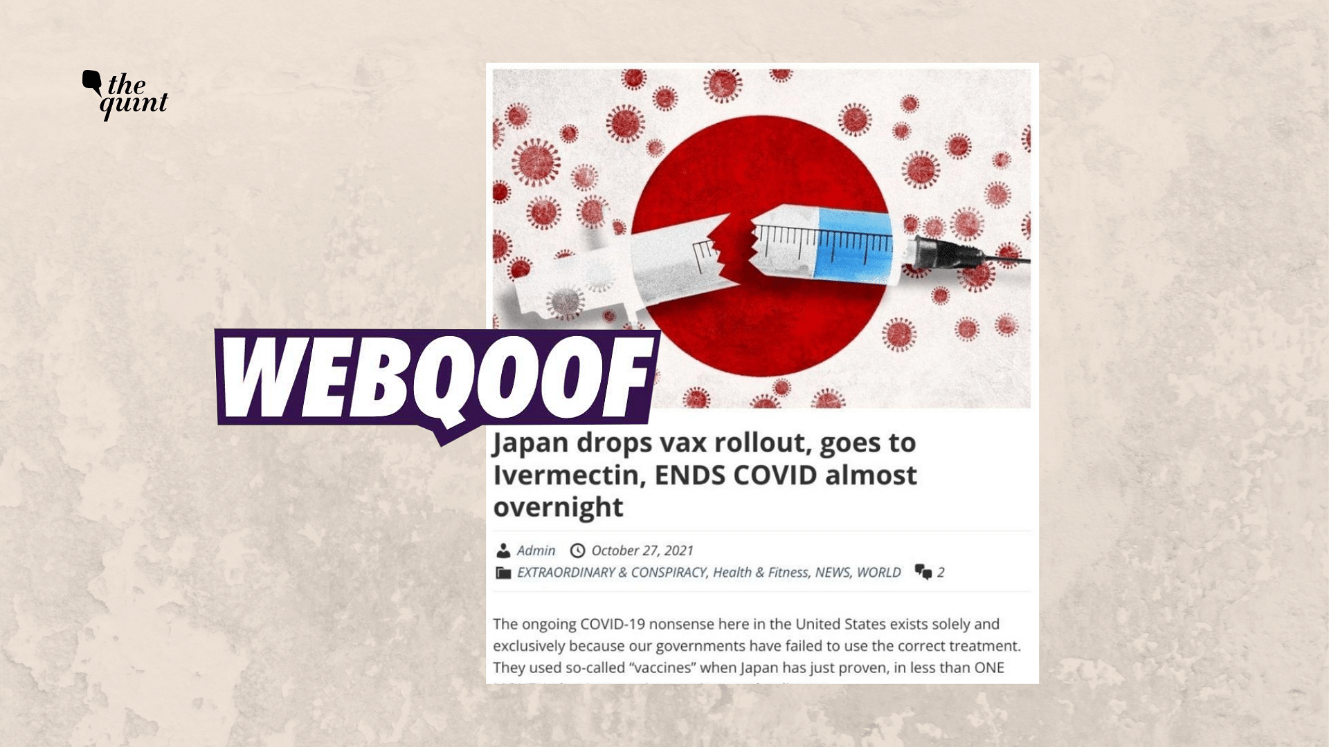 <div class="paragraphs"><p>The Japanese government has not authorised the use of Ivermectin for the treatment of COVID-19. Image used for representational purposes.</p></div>