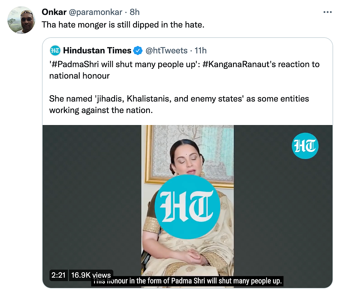 Fought Against ‘Khalistanis’ and ‘Jihadis’, Says Kangana, Twitter Reacts