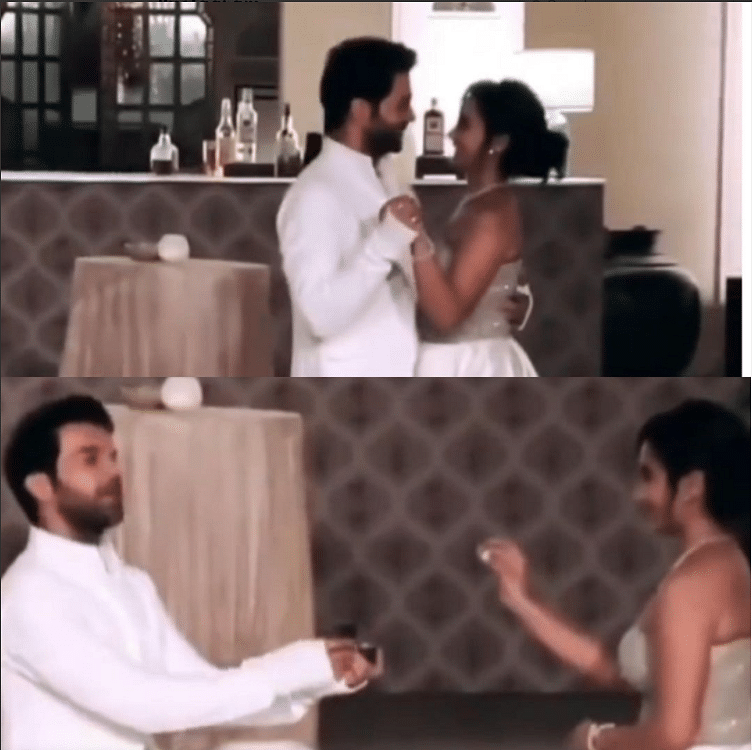 Watch photos and video from Rajkummar Rao and Patralekhaa's engagement pary.