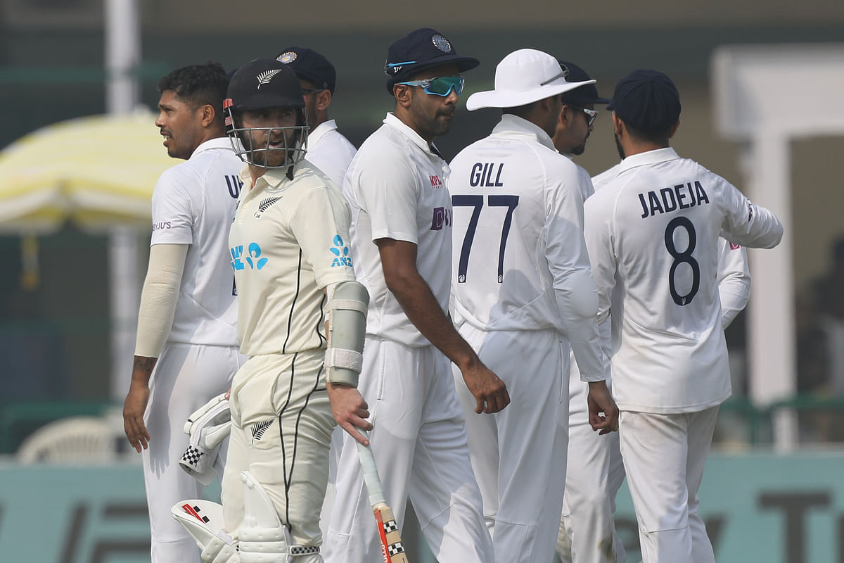 Latest updates from Day 3 of the Kanpur Test between India and New Zealand.
