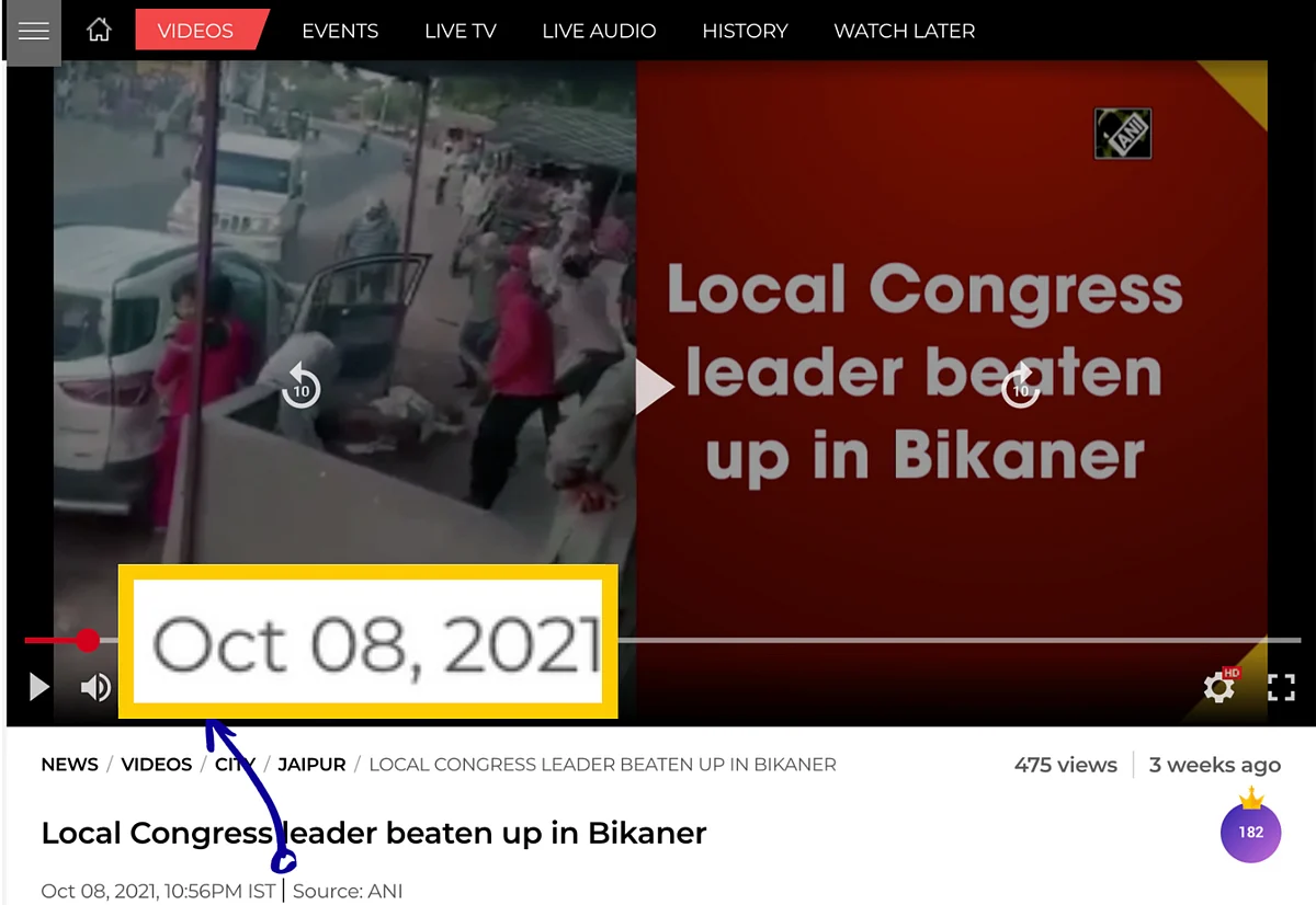 <div class="paragraphs"><p>A TOI article carried the viral visuals on 8 October.</p></div>