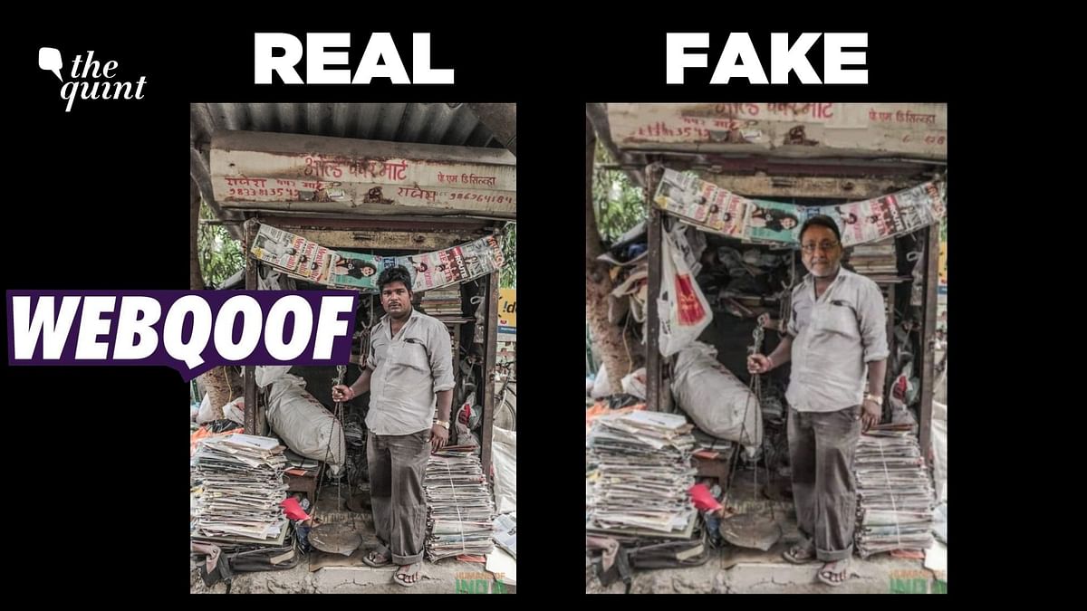 Morphed Image Shows NCP Leader Nawab Malik as a Scrap Dealer