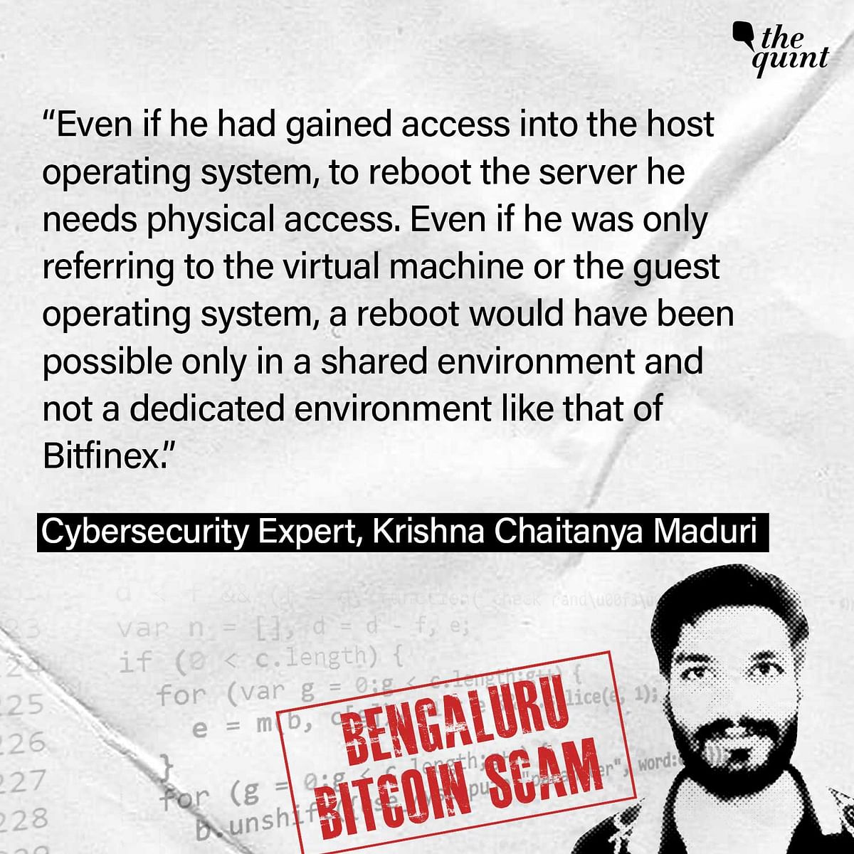 Srikrishna Ramesh obscured his bitcoin hacking path even as Bengaluru's Central Crime Branch looked the other way.