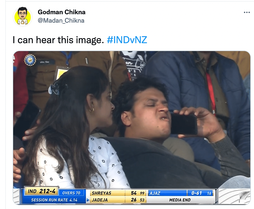 "This is how we know the match was in Kanpur," wrote one user on Twitter.