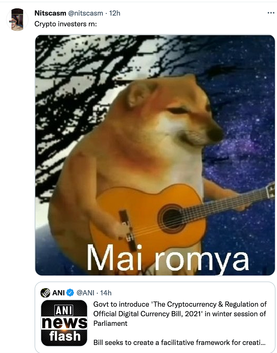 Confusion Around Possible Crypto Ban Triggers Memes on Twitter