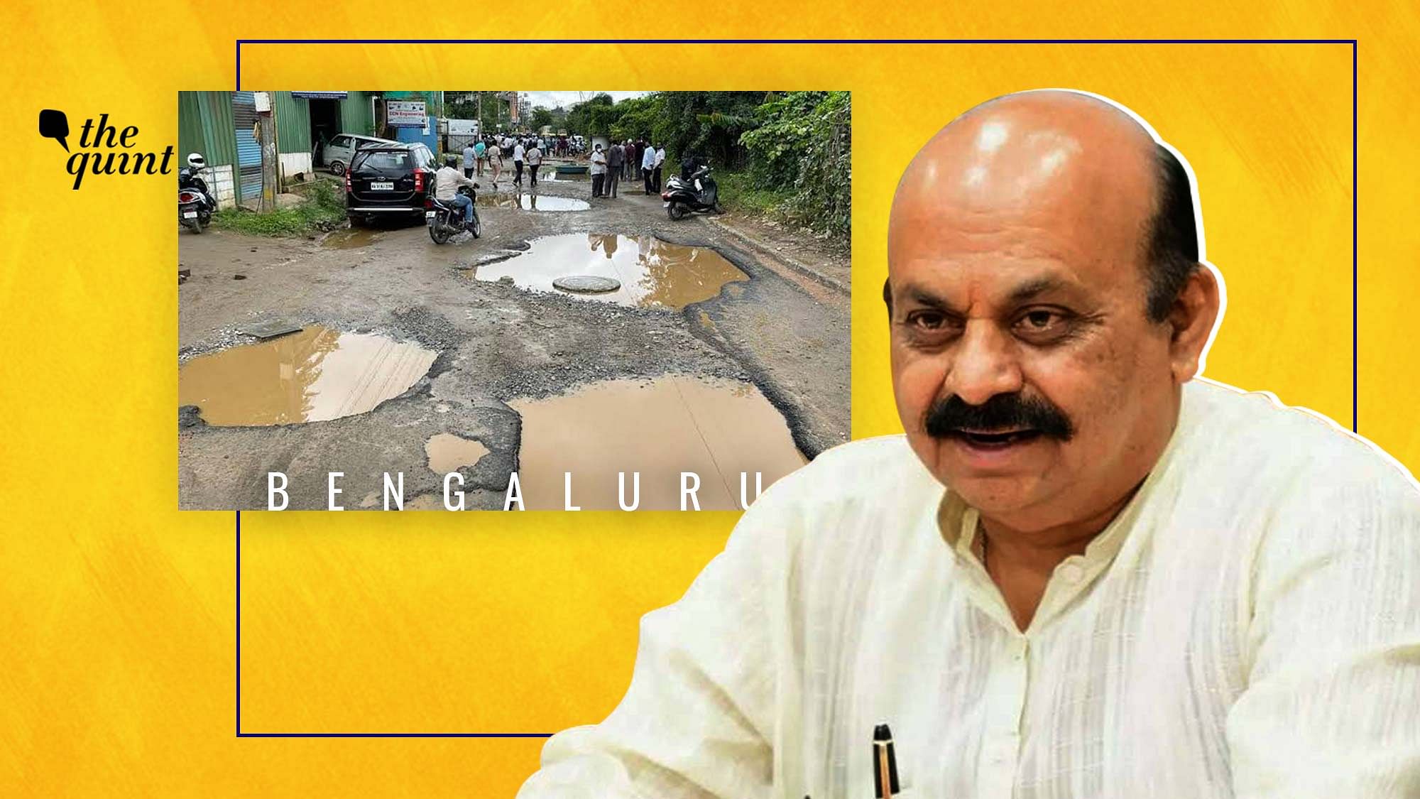 <div class="paragraphs"><p>Bad roads and potholes in Bengaluru have angered residents who have challenged Karnataka CM Basavaraj Bommai to visit parts of the city and take a look at the ‘mess’.</p></div>