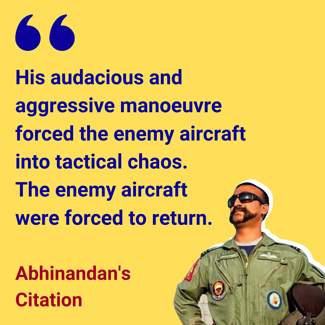 Looking back at Group Captain Abhinandan Varthaman's bravery that won him his Vir Chakra.