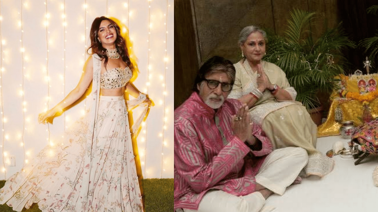 <div class="paragraphs"><p>Priyanka Chopra and Amitabh Bachchan among others shared pictures from their Diwali festivities.</p></div>