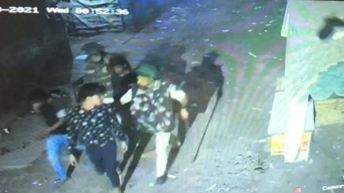 <div class="paragraphs"><p>CCTV footage from the intervening night of 2 and 3 November showing the police take away a couple of locals.</p></div>