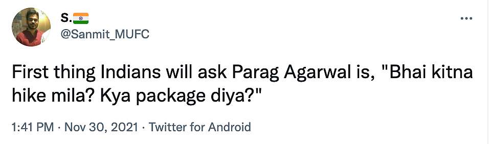 Users Searching for Parag Agrawal’s Wife, Salary Is The Most Indian Thing Ever