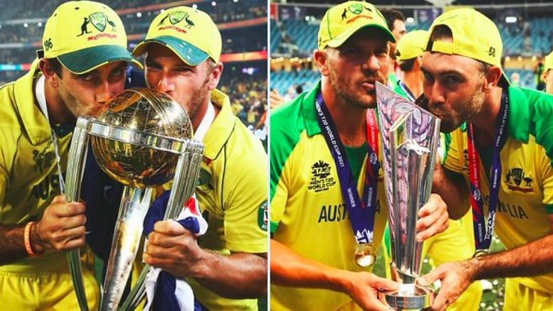 <div class="paragraphs"><p>Australian men with their T20 World Cup trophy.</p></div>