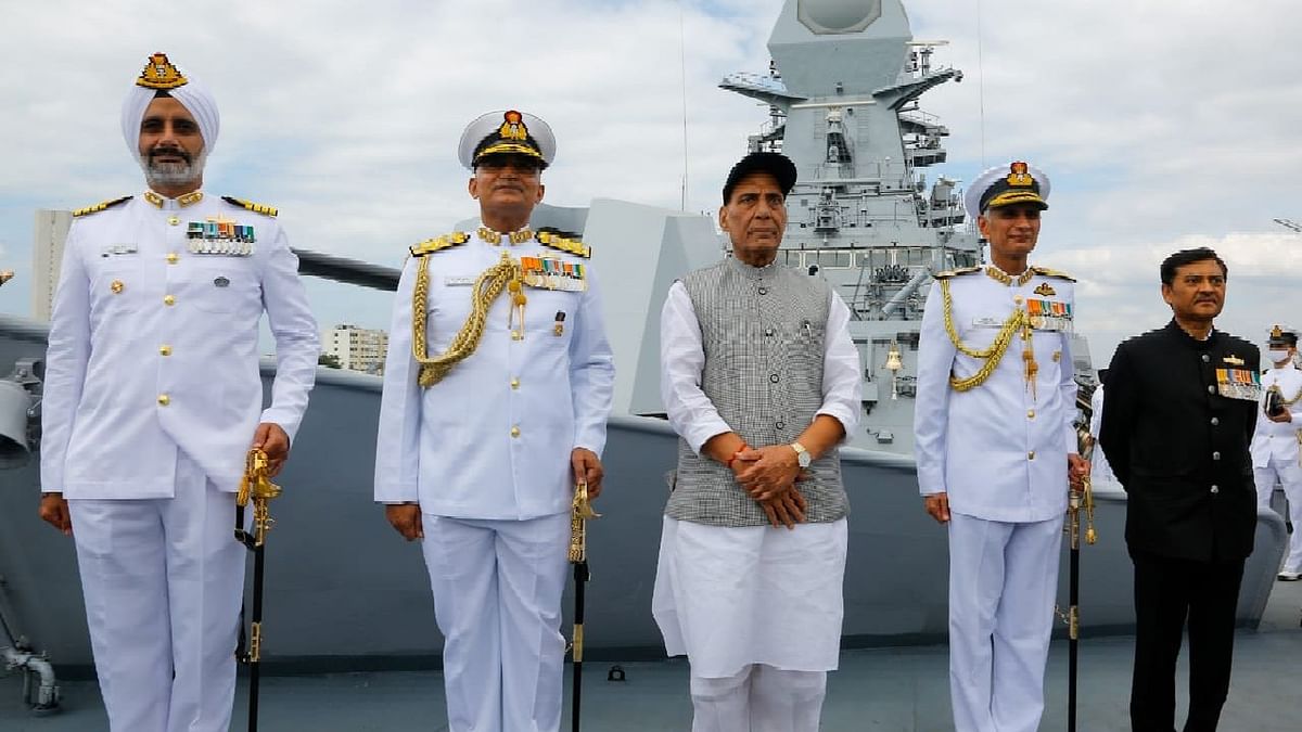 Rajnath Singh Slams 'Irresponsible Nations' While Inducting New Warship