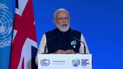 <div class="paragraphs"><p>PM Modi announced 'Lifestyle for Environment' at COP26 in Glasgow.&nbsp;</p></div>