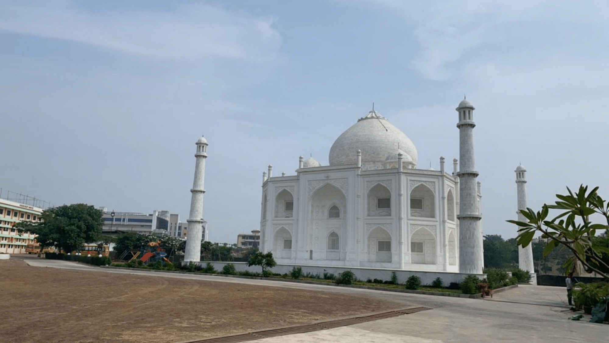 <div class="paragraphs"><p>Taj Mahal replica at MP.</p></div>