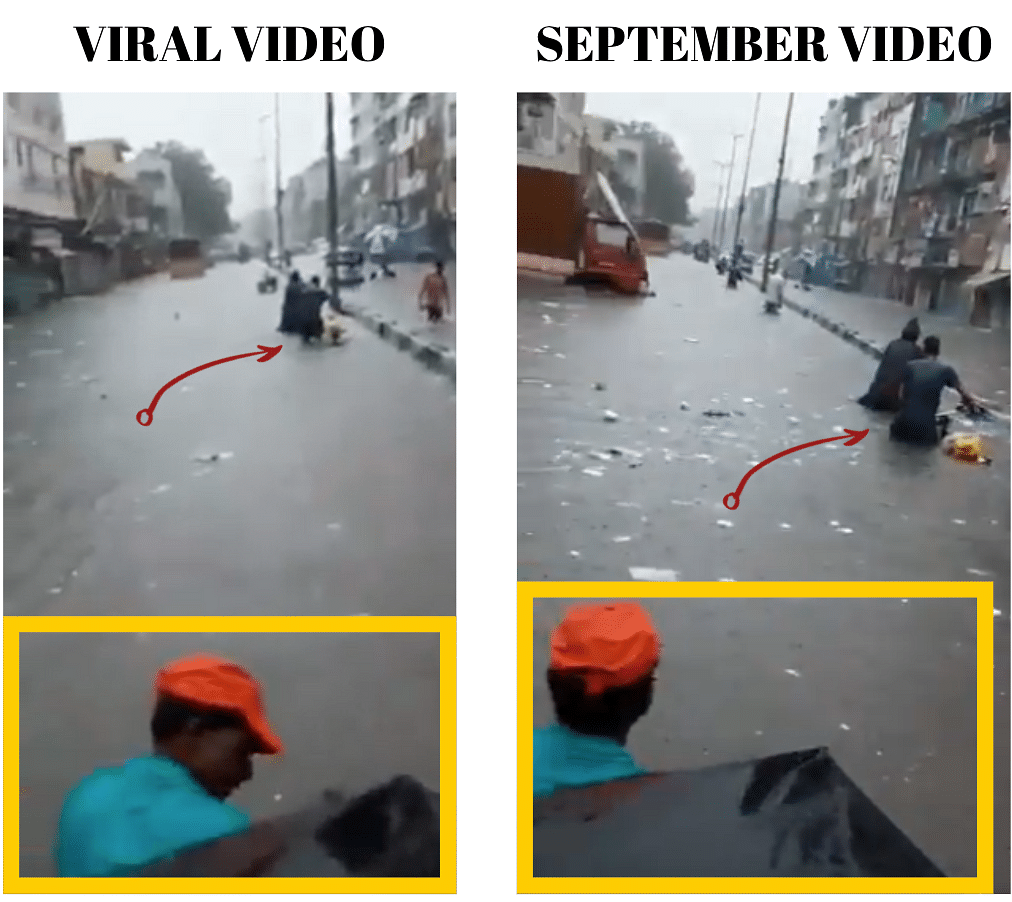 <div class="paragraphs"><p>Left: Viral video. Right: September video.</p></div>