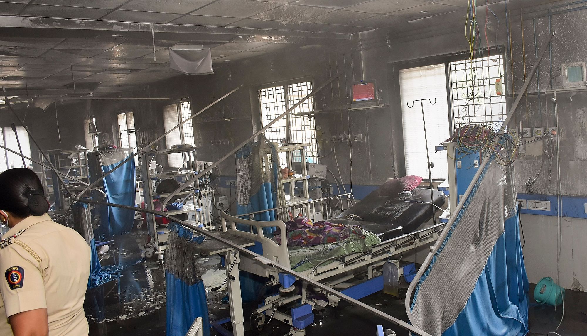 <div class="paragraphs"><p>At least 10 people were killed in the fire in Ahmednagar hospital.&nbsp;</p></div>