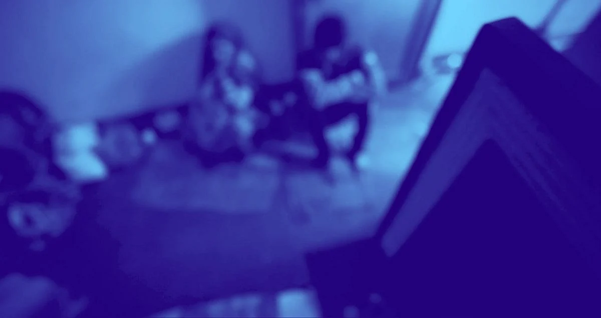 <div class="paragraphs"><p>Chutki's parents in their one-room home.</p></div>