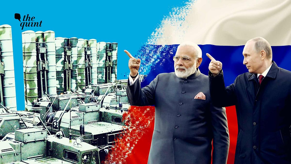 <div class="paragraphs"><p>The&nbsp;S-400 Triumf missile systems, Indian Prime Minister Narendra Modi, and Russian President Vladimir Putin.</p></div>