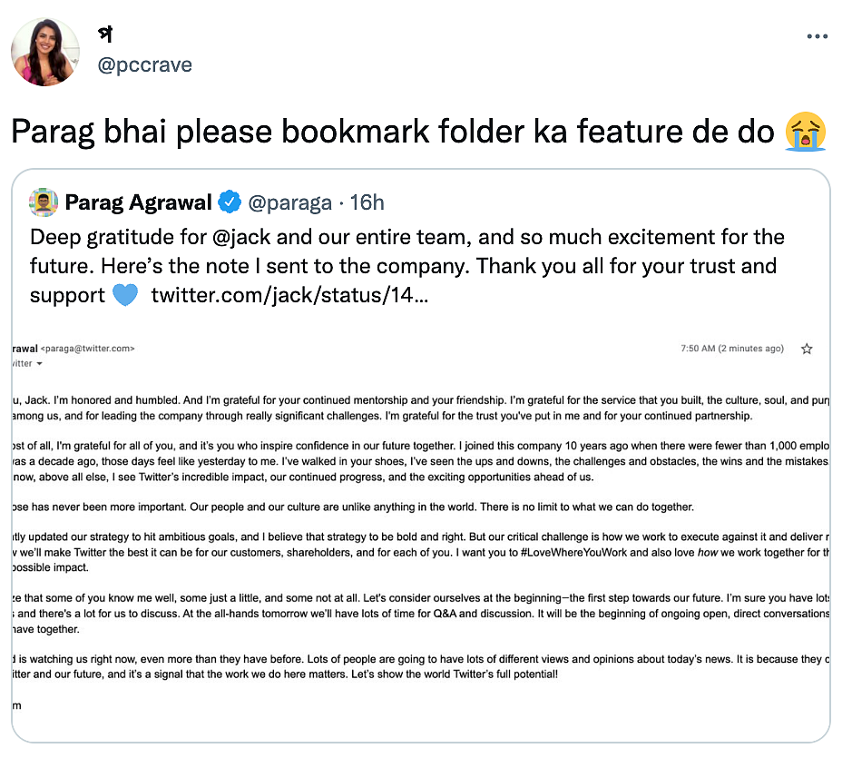 Users Searching for Parag Agrawal’s Wife, Salary Is The Most Indian Thing Ever