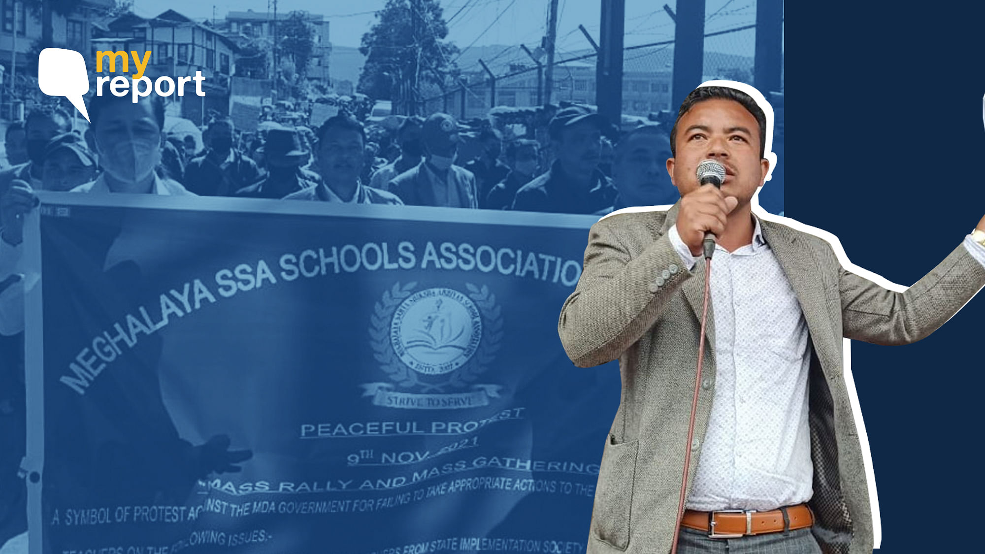 <div class="paragraphs"><p>No salary for five months, SSA teachers on strike in Meghalaya.</p></div>