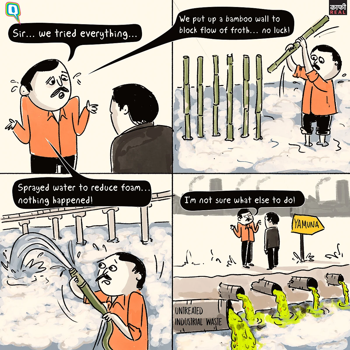 Polluting of Yamuna Is Kaafi Real & ‘Sprinkling Water’ Might Not Be the Answer