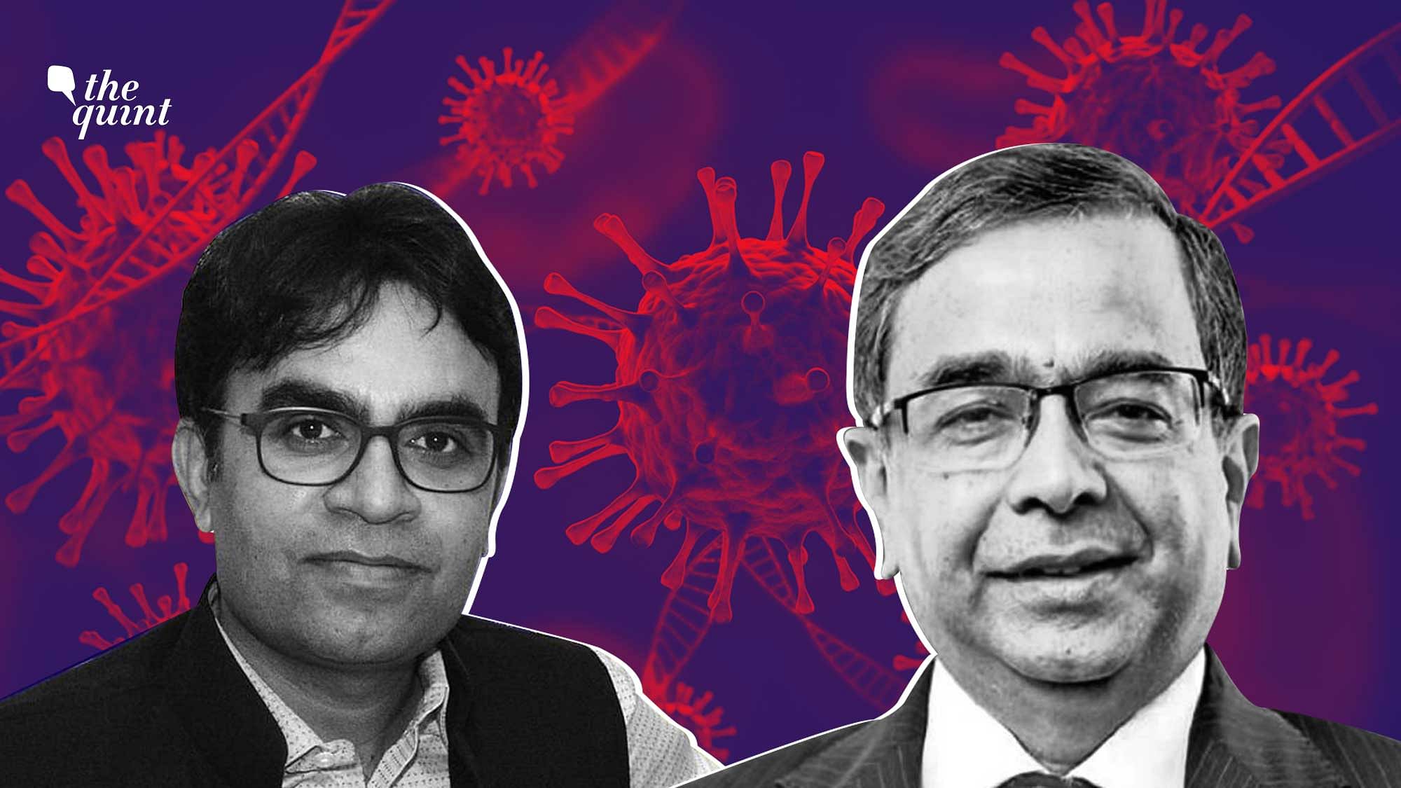 <div class="paragraphs"><p>Left to right: Chandrakant Lahariya, epidemiologist and health systems expert and Dr Srinath Reddy, President of Public Health Foundation of India</p></div>