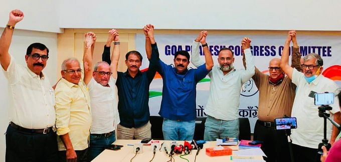 <div class="paragraphs"><p>Goa Forward Party announced its alliance with the Congress on Saturday, 18 December.</p></div>