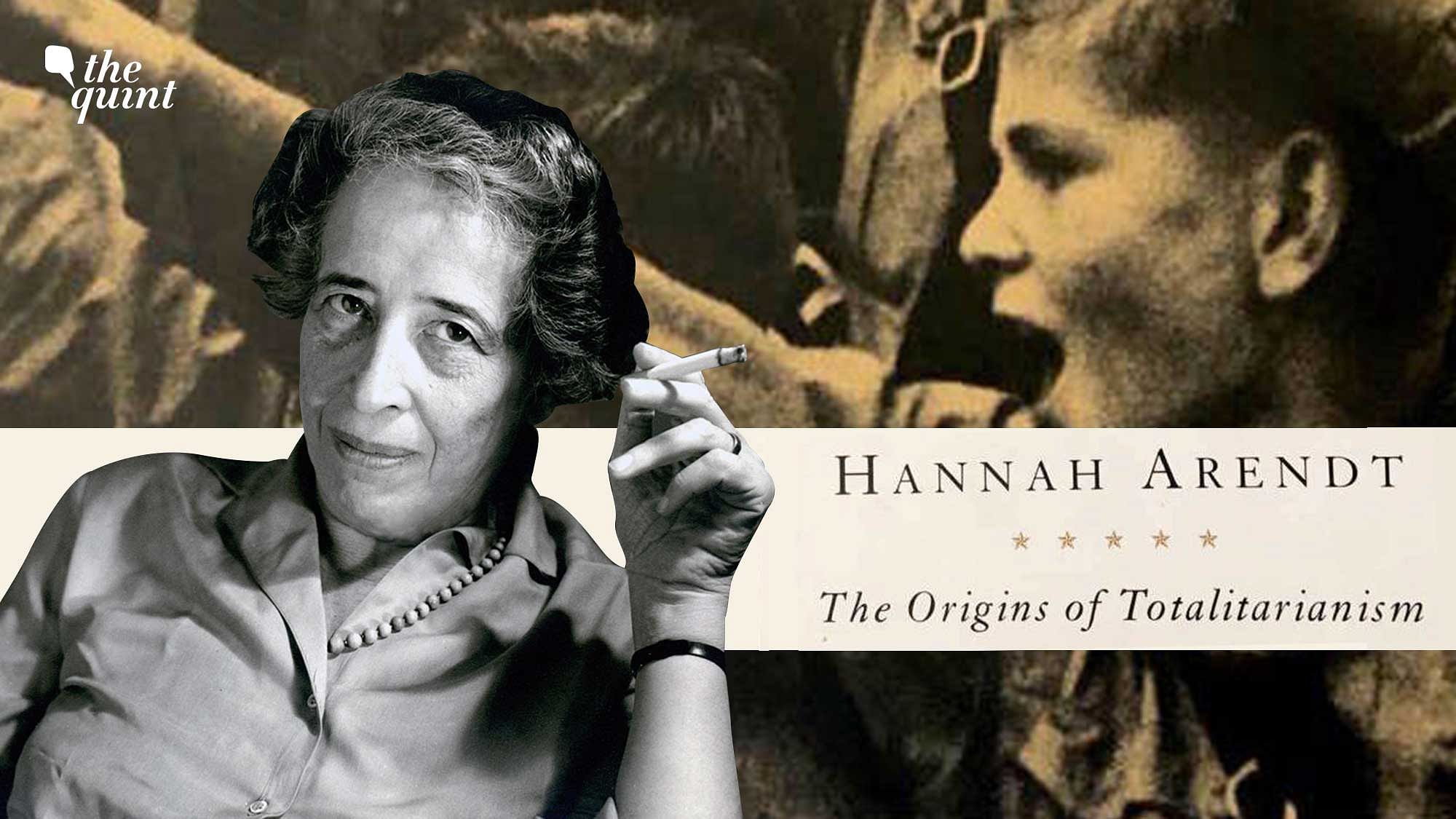 <div class="paragraphs"><p>One of Hannah Arendt's most famous works is&nbsp;<em>The Origins of Totalitarianism,&nbsp;</em>published in 1951.&nbsp;</p></div>