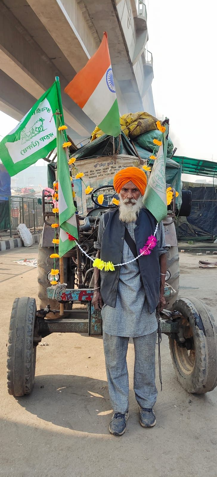 Farmers end their 15-month long protest and head back to their homes.