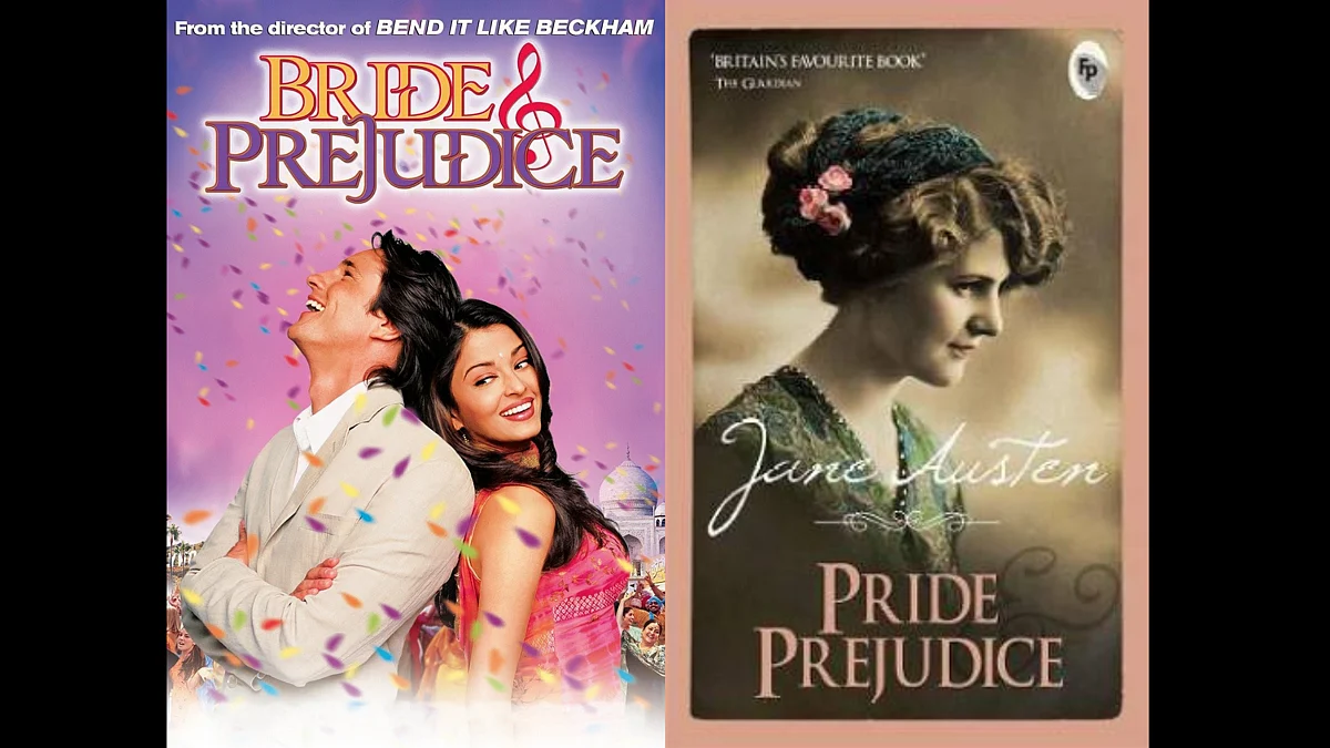 <div class="paragraphs"><p><em>Bride and Prejudice</em> adapted from Austen's 'Pride and Prejudice'.</p></div>