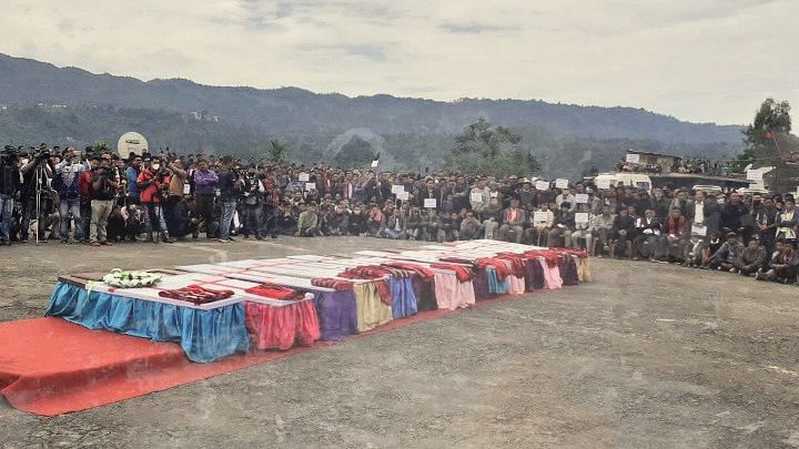 <div class="paragraphs"><p>Coffins ofcivilians who were killed in Nagaland.&nbsp;</p></div>