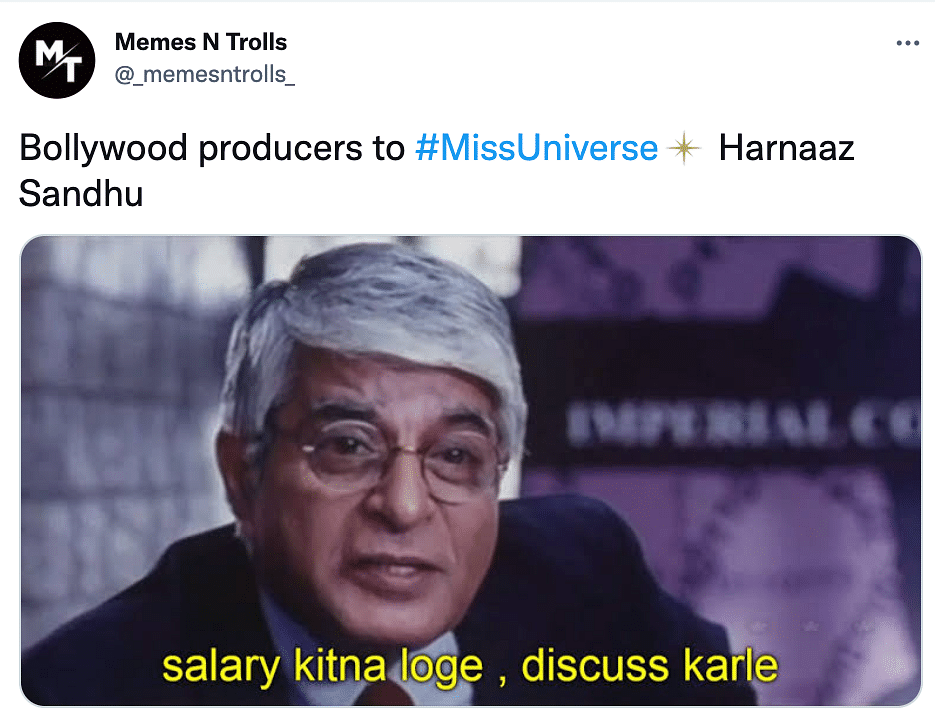 "Can't wait for the lovely Harnaaz Sandhu to star in remake of Khiladi opposite Akshay Kumar," joked a user.