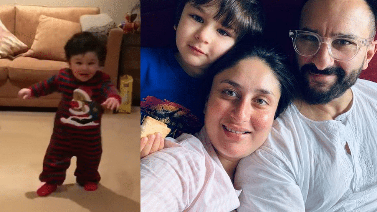 <div class="paragraphs"><p>Kareena Kapoor Khan shared a video of her son Taimur's first steps on social media.</p></div>