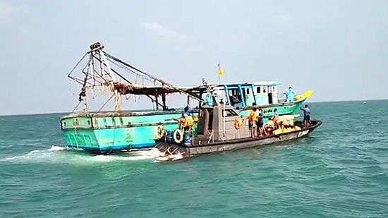 <div class="paragraphs"><p>According to an official statement, the Sri Lankan Navy seized eight Indian trawlers and arrested 55 fishermen on charges of poaching in their territorial waters on 18 and 19 December.</p><p><br></p></div>