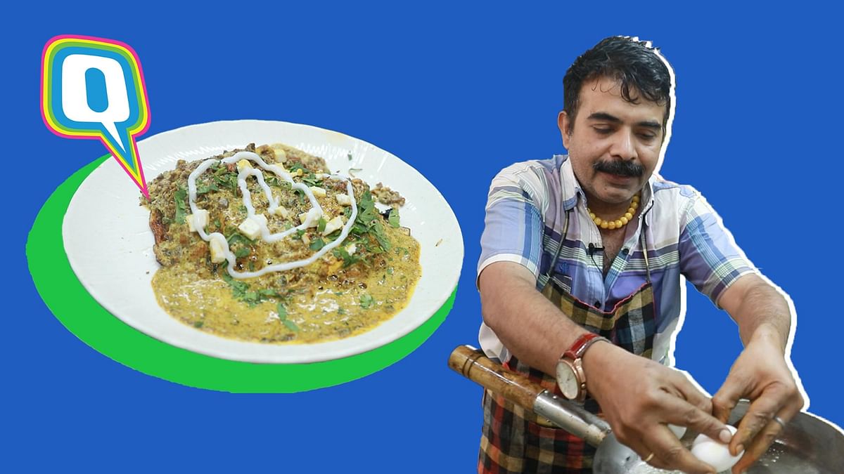 Old Delhi Street Food: Afeem Wala Chaska Omelette