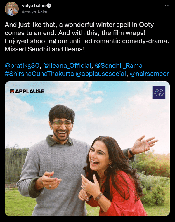 The untitled film also stars Ileana D'Cruz and Sendhil Ramamurthy.