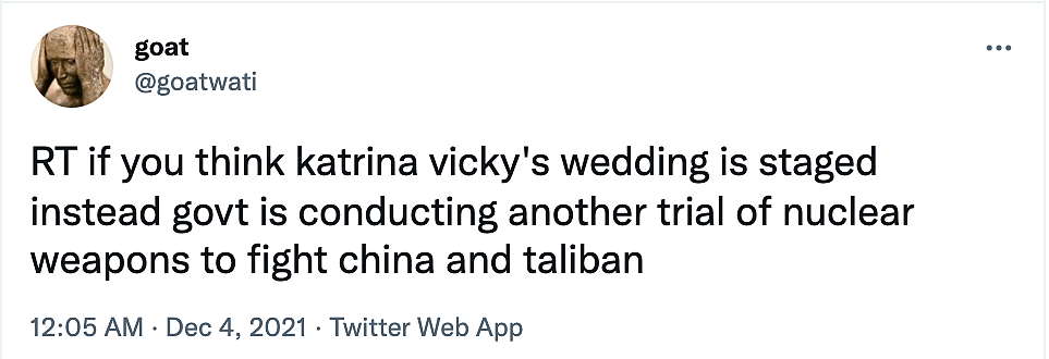 Desis Come Up With Make-Believe Rules & Memes Amid Katrina-Vicky Wedding Rumours