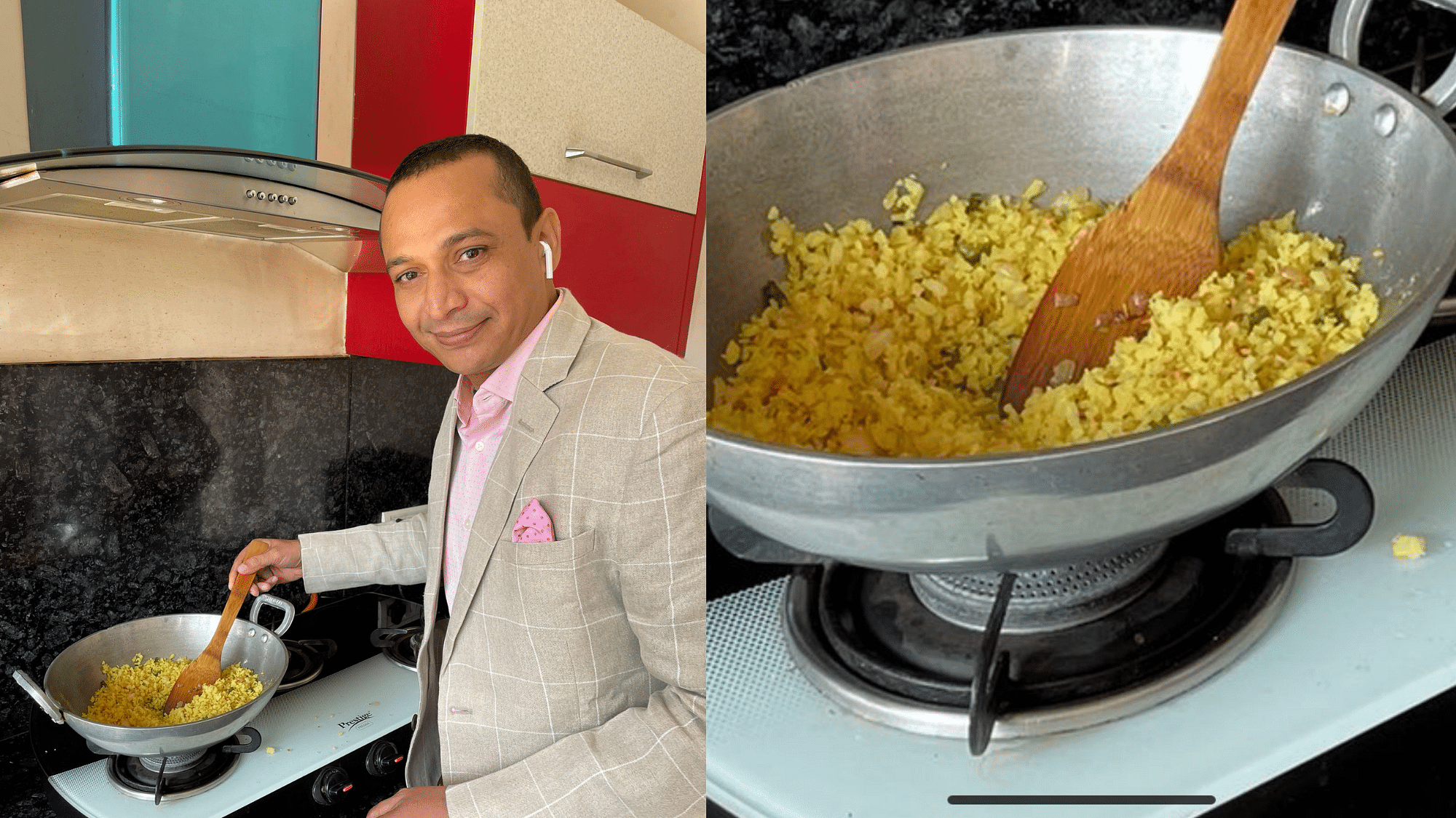 <div class="paragraphs"><p>IAS Officer Raj Shekhar makes poha without turning on stove.</p></div>