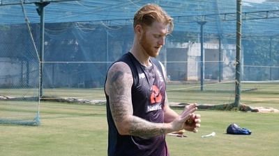 <div class="paragraphs"><p>Ben Stokes during a training session.</p></div>