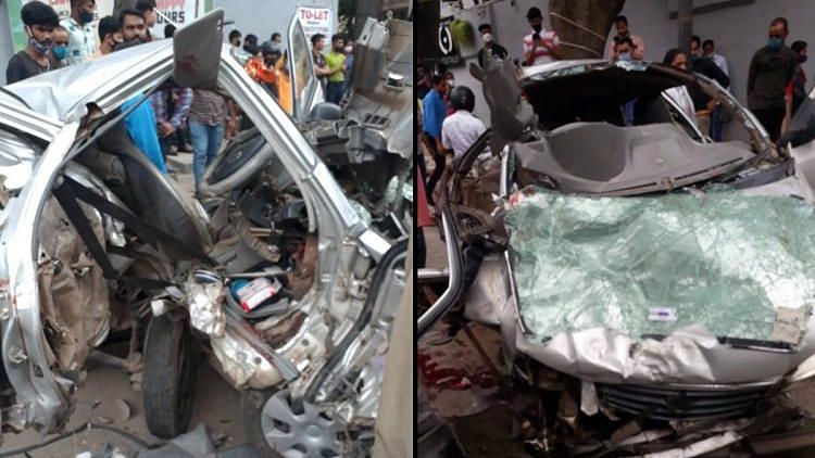 Speeding Mercedes Benz Crashes into Car in Bengaluru, One Dead