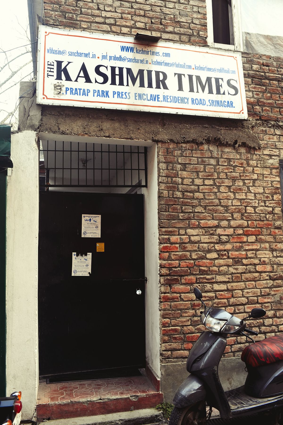 <div class="paragraphs"><p>The office of Kashmir Times</p></div>